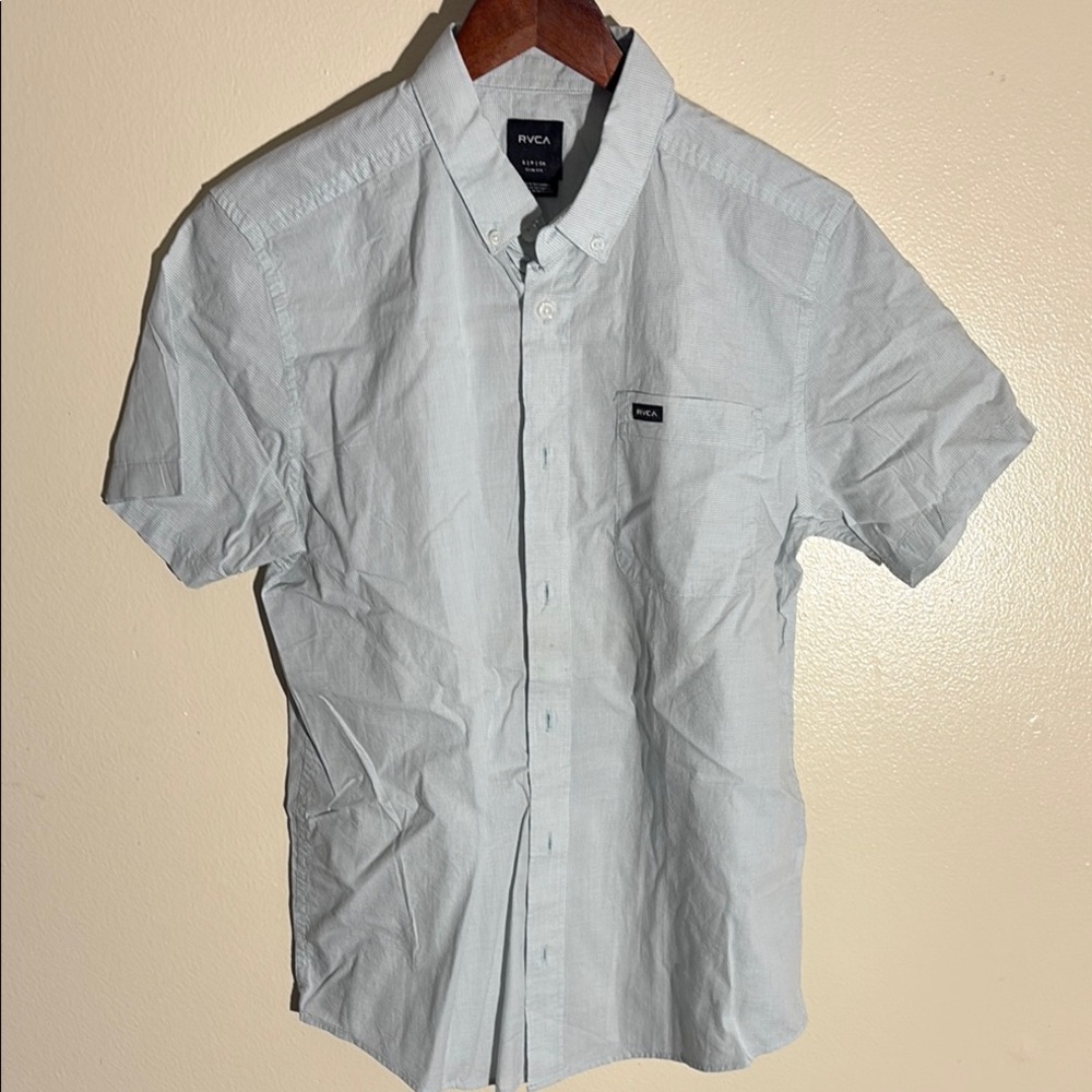 RVCA Men's Light Gray Shirt